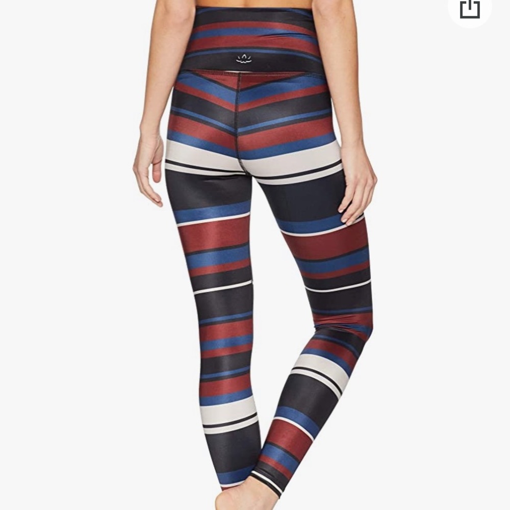 Beyond yoga lux high waist stripe New!